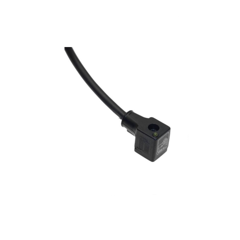 MENCOM SOLENOID VALVE CORDSET FORM C DIN 2+G 2M LED/DIODE, 10-50VAC/DC